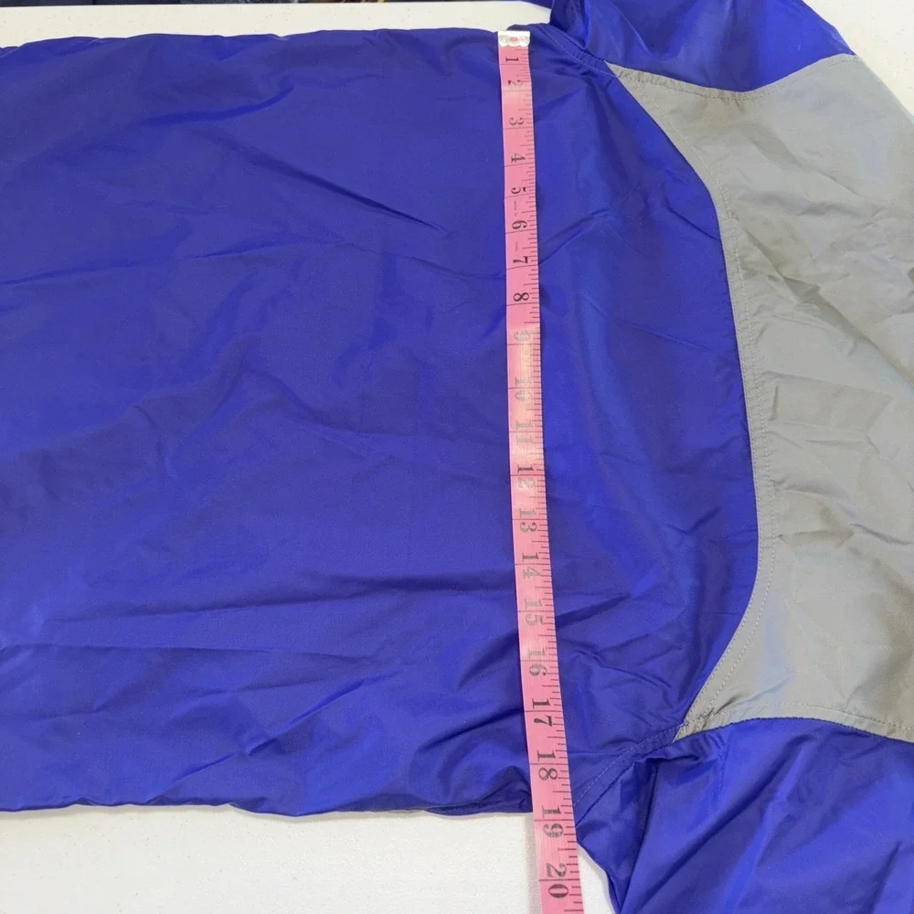 Columbia Kids Windbreaker L Purple Full Zip Gray‎ Pockets